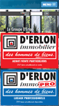 Mobile Screenshot of erlon-immobilier.com